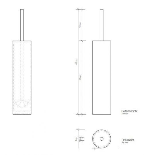 Туалетный ёршик Decor Walther Mikado 05214 схема 19