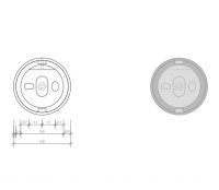 Держатель для стеклянной полки Decor Walther Basic 05319 схема 2