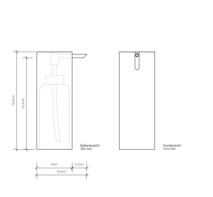 Дозатор для жидкого мыла Decor Walther Tube 05419 ФОТО