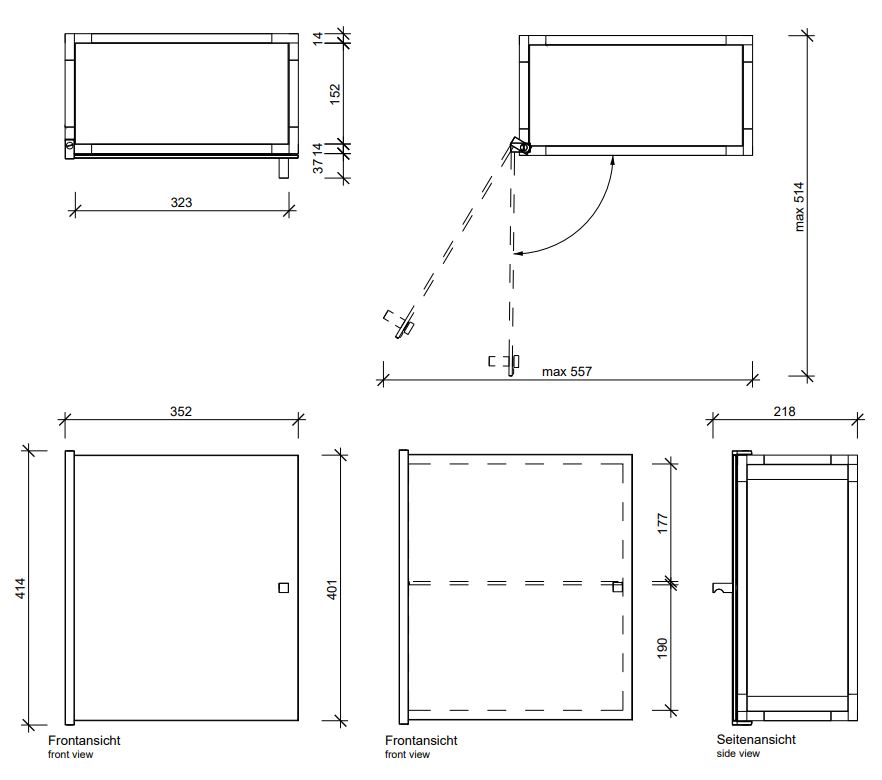 Небольшой шкаф-пенал Decor Walther S 06023 ФОТО