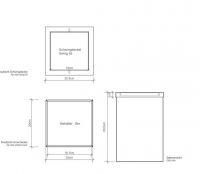 Мусорное ведро в ванную комнату Decor Walther DW 06079 схема 4 Мусорное ведро в ванную комнату Decor Walther DW 06079 схема 4