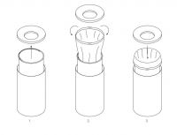 Ведро для мусора Decor Walther Basic 06155 схема 2