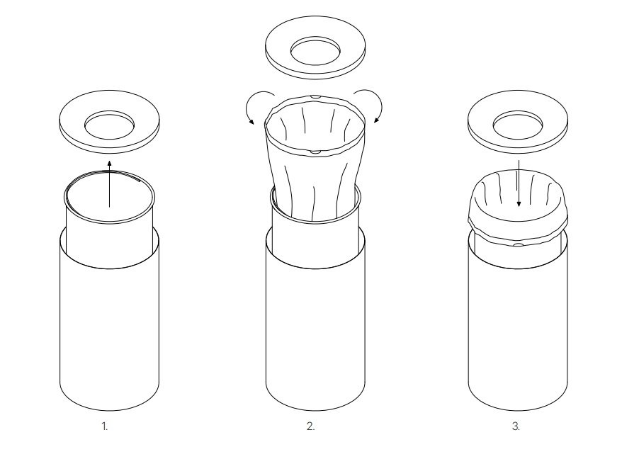 Ведро для мусора Decor Walther Basic 06156 ФОТО