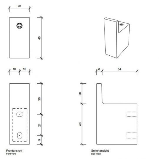 Крючок Decor Walther Century 06503 схема 2