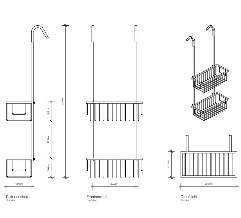 Полка для душа Decor Walther Corner 07037 ФОТО