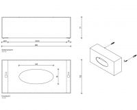 Диспенсер для бумажных полотенец Decor Walther Porzellan 08123 схема 2