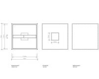 Диспенсер для бумажных полотенец Decor Walther Porzellan 08478 схема 3