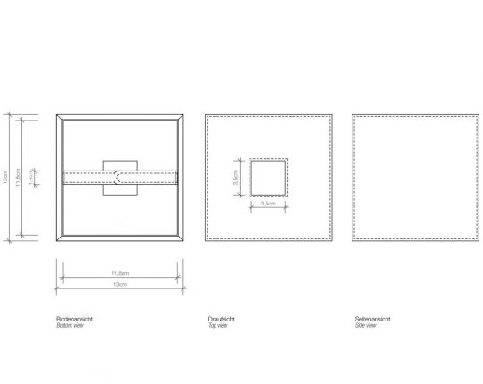 Диспенсер для бумажных полотенец Decor Walther Porzellan 08478 схема 3