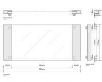 Стеклянный поднос Decor Walther Century 08488 схема 4