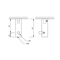 Крючок Decor Walther Bar Hak1 08567 схема 2 Крючок Decor Walther Bar Hak1 08567 схема 2