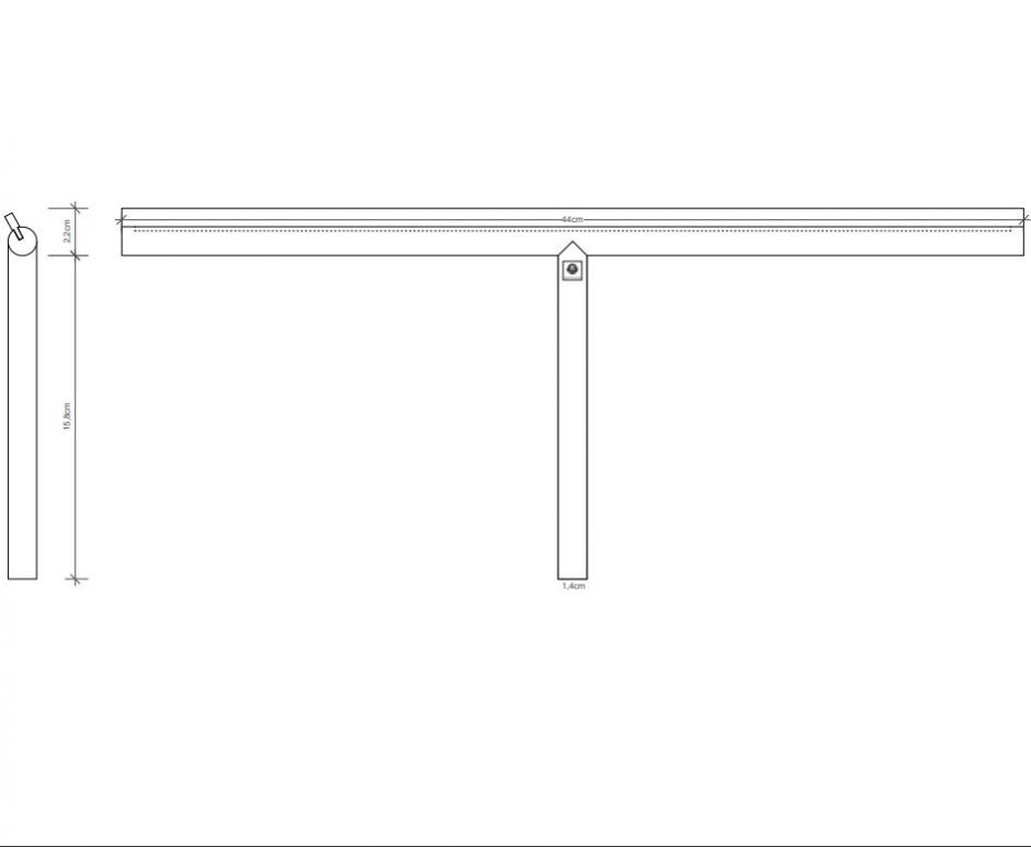 Изображение Скребок для душевой кабины Decor Walther Easy XL 09023