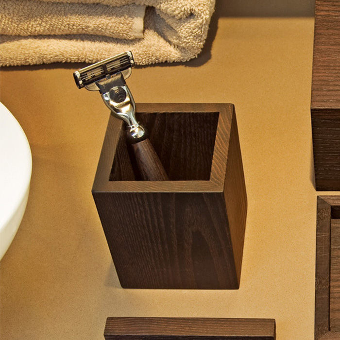 Стакан для зубных щёток Decor Walther Wood 09258 цена от 5 578 ₽ Фото Стакан для зубных щёток Decor Walther Wood 09258