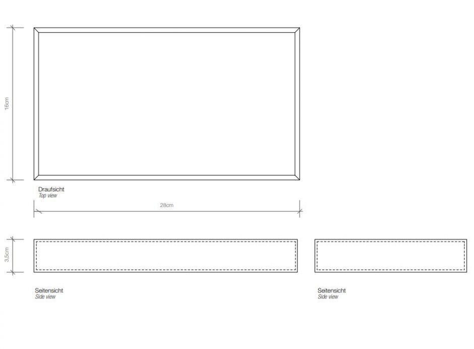 Лоток универсальный Decor Walther Brownie имитация кожи 09301 ФОТО
