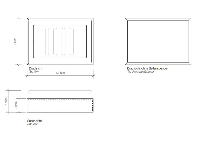 Мыльница в ванную комнату Decor Walther Brownie 09311 ФОТО