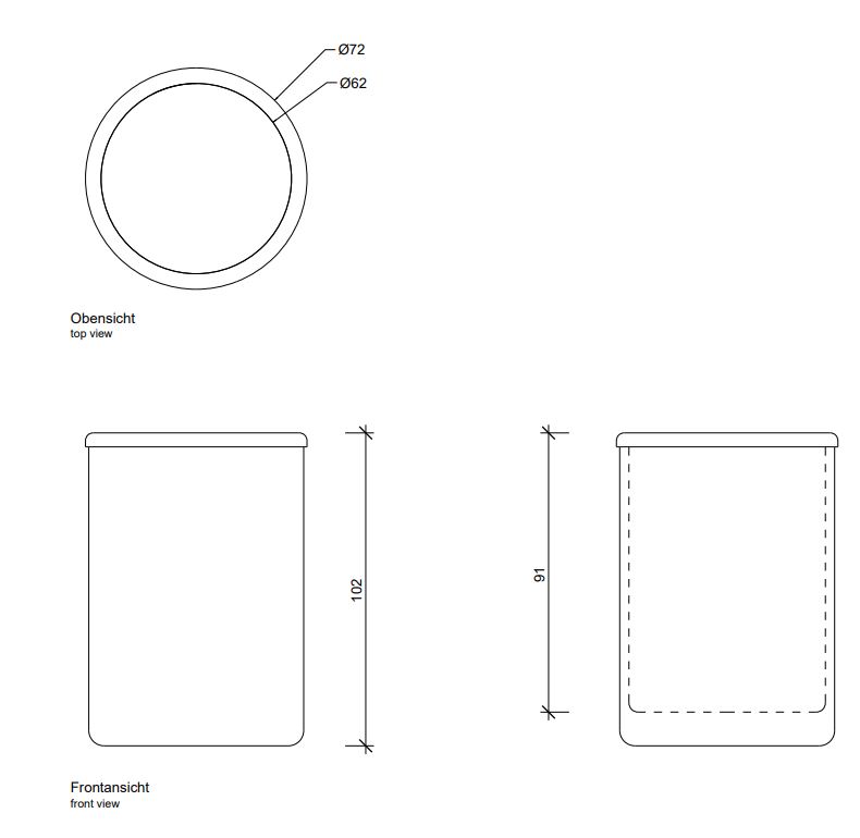 Стеклянный стакан для зубных щёток Decor Walther Crack 09331 ФОТО