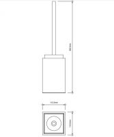 Ершик для унитаза Decor Walther Brownie 09405 схема 2