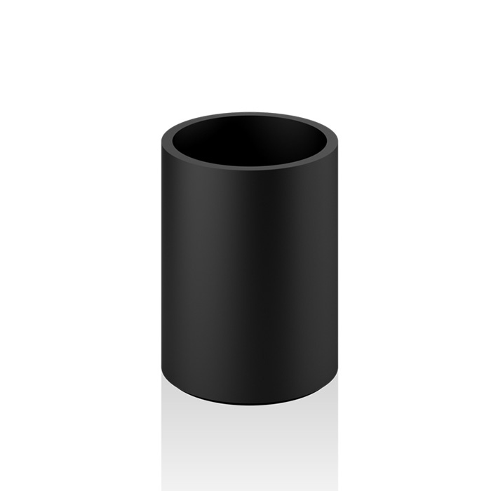 Стакан для зубных щёток Decor Walther Black Stone цвет черный матовый 0971560