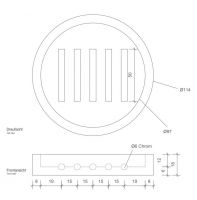 Мыльница Decor Walther Stone 09721 схема 2