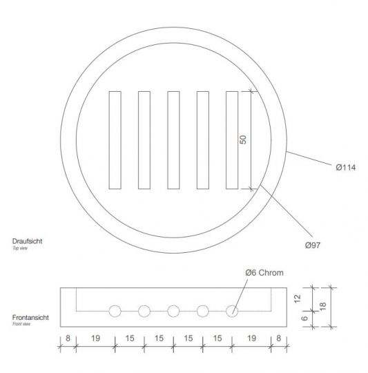 Мыльница Decor Walther Stone 09721 схема 2