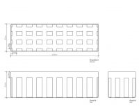 Бокс для ванной комнаты Decor Walther DW цвет хром 06124 схема 2
