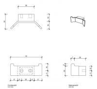 Крючок Decor Walther Century металлический 06504 схема 2
