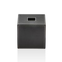 Черный диспенсер для бумажных полотенец Decor Walther Porzellan имитация кожи 08478 схема 1