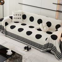 Накидка на диван Шенилл  180х230 см., Белый