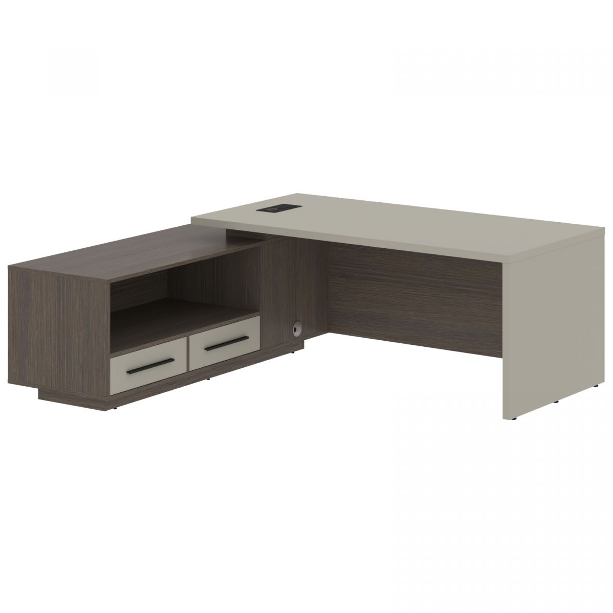 Стол руководителя с тумбой VCT 2119(L) 2100х1900х750