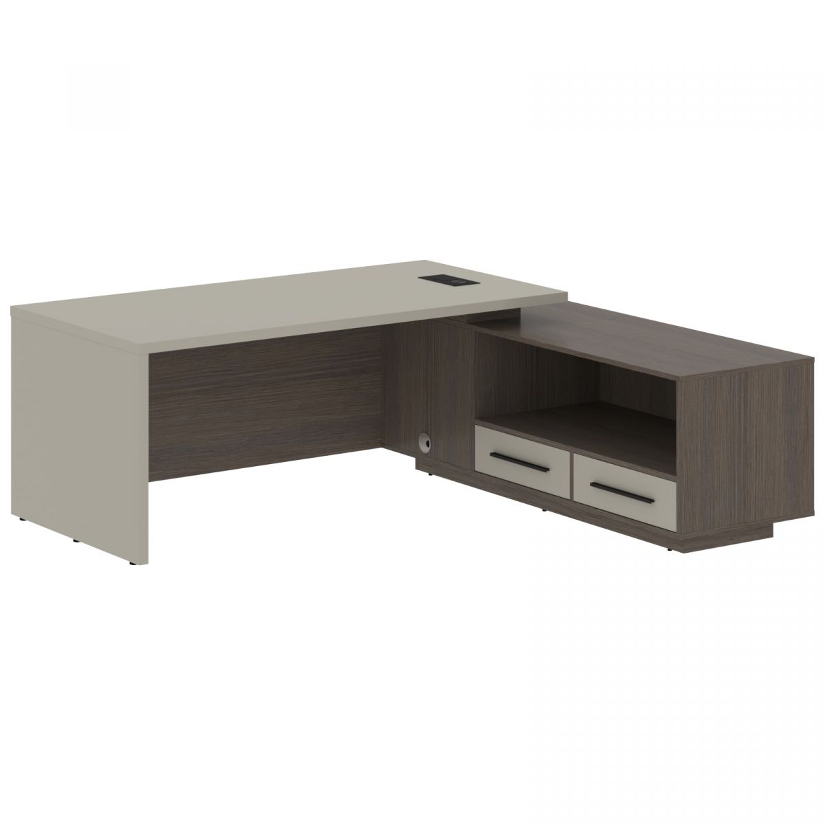 Стол руководителя с тумбой VCT 2119(R) 2100х1900х750
