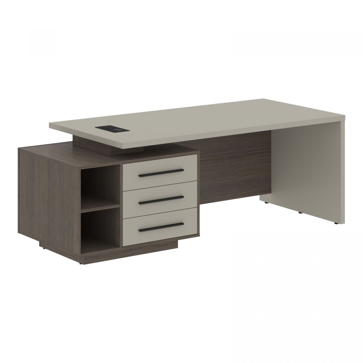 Стол руководителя с тумбой VCT 2190(L) 2100х900х750