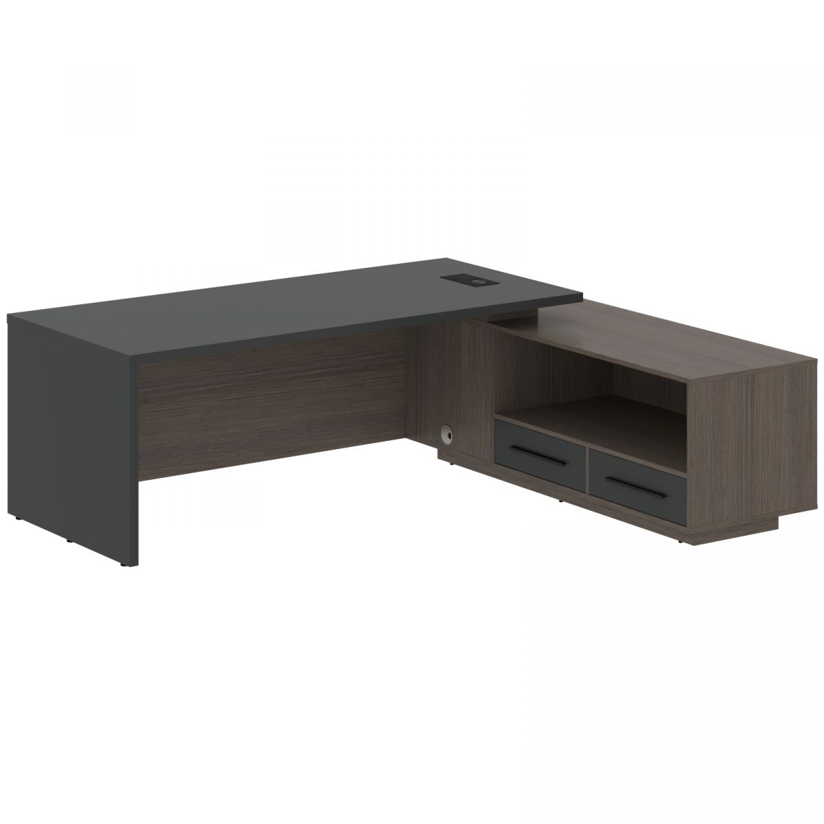Стол руководителя с тумбой VCT 2319(R) 2300х1900х750