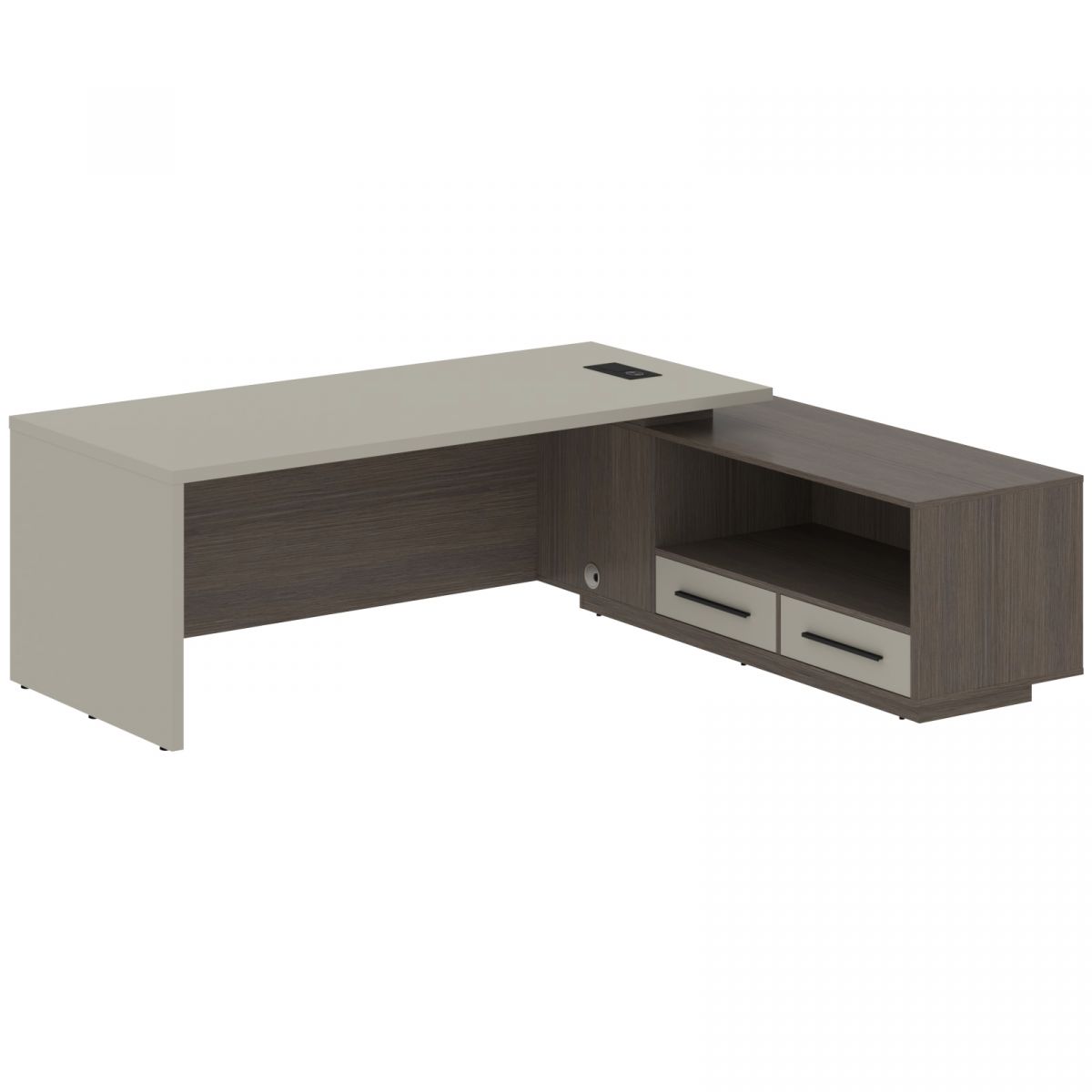 Стол руководителя с тумбой VCT 2319(R) 2300х1900х750