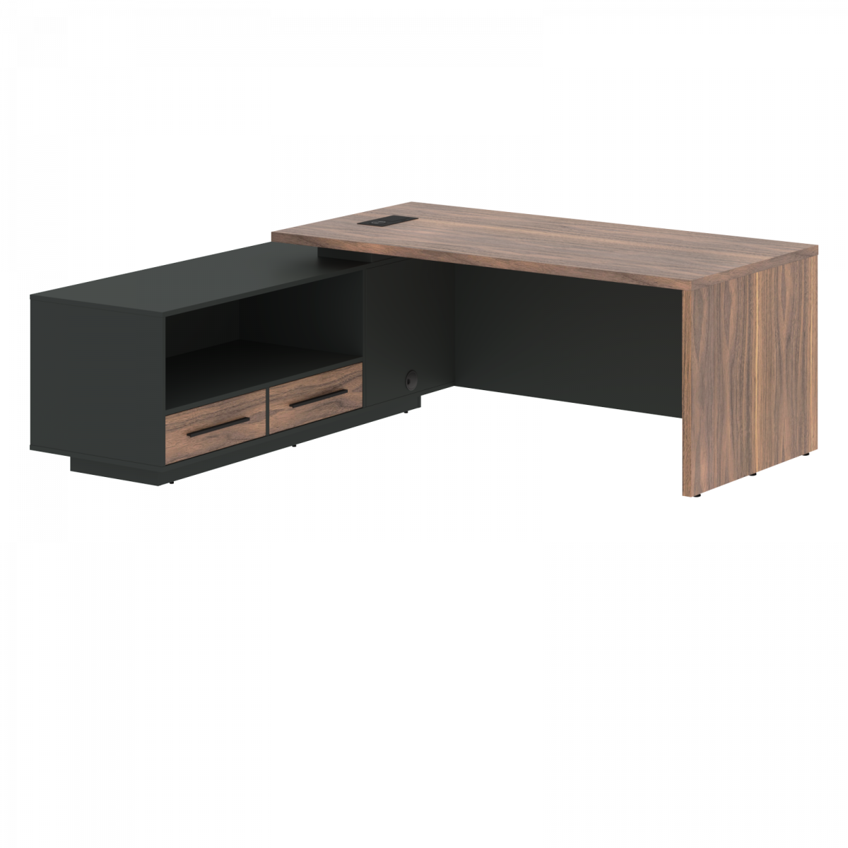 Стол руководителя с тумбой VRCT 2119(L) 2100х1900х750 V