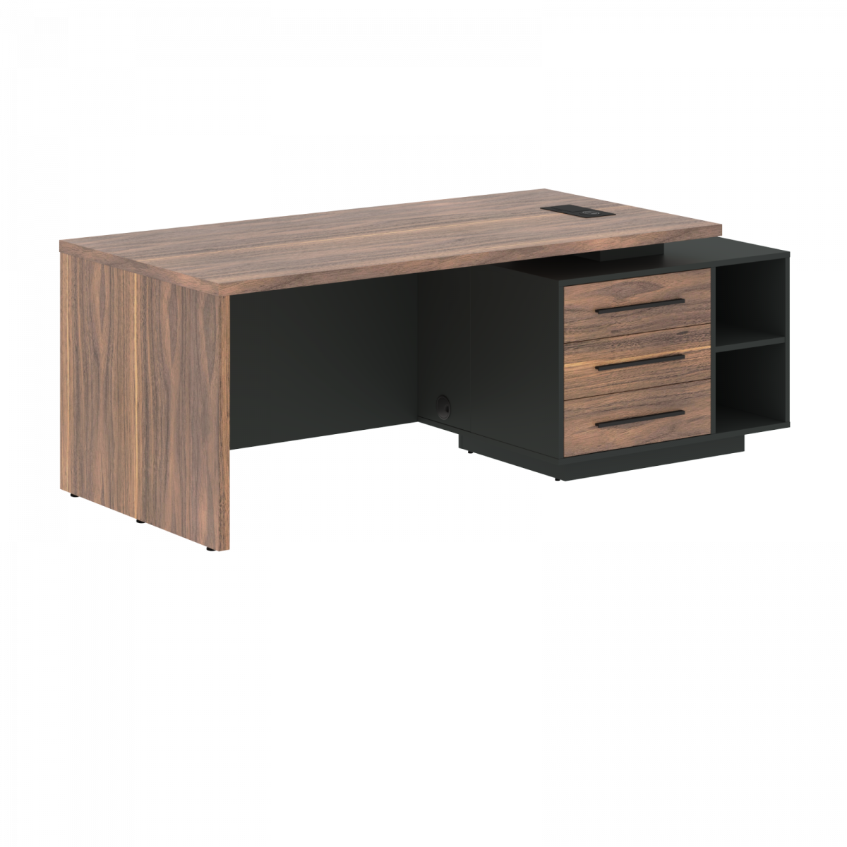 Стол руководителя с тумбой VRCT 2190(R) 2100х900х750 VE