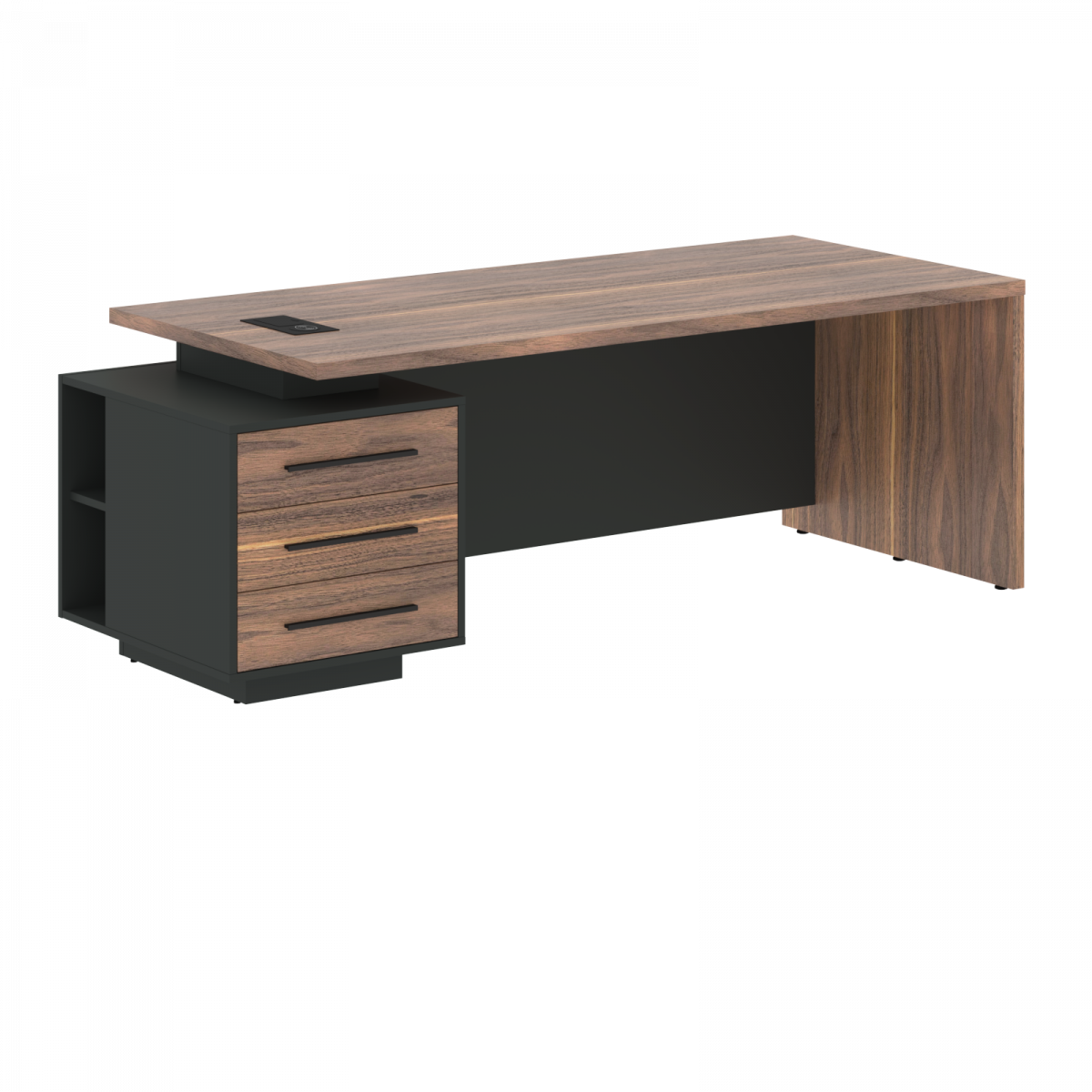 Стол руководителя с тумбой VRCT 2290(L) 2200х900х750 VE