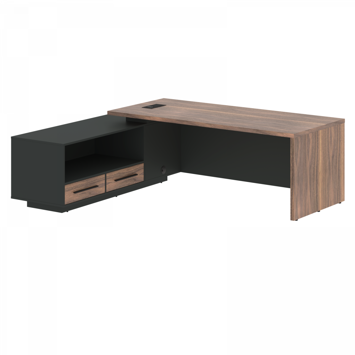Стол руководителя с тумбой VRCT 2319(L) 2300х1900х750 V