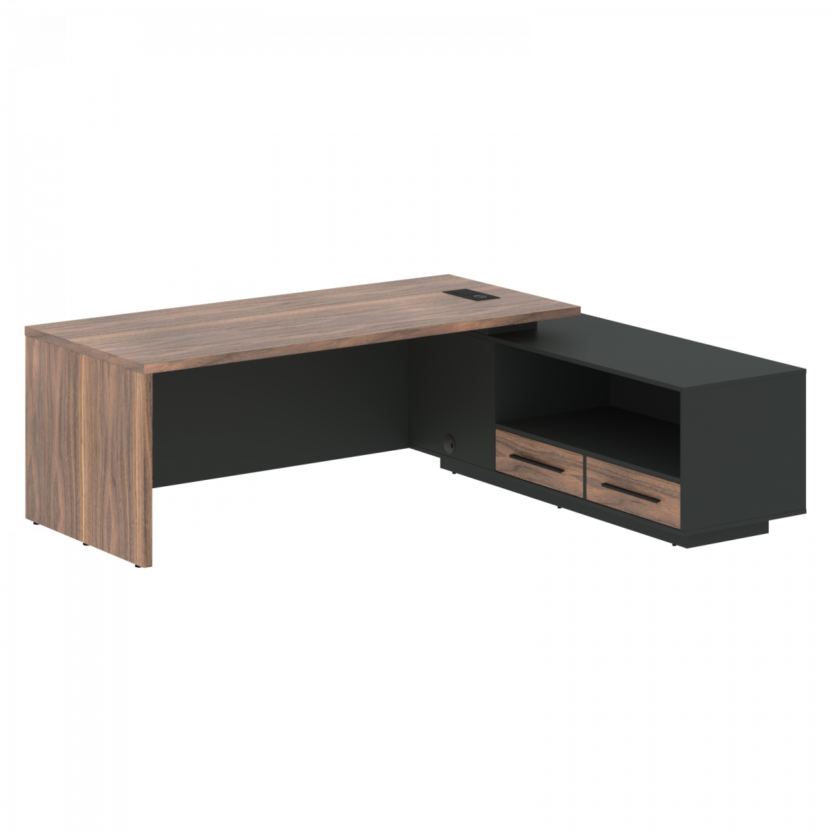 Стол руководителя с тумбой VRCT 2319(R) 2300х1900х750 V