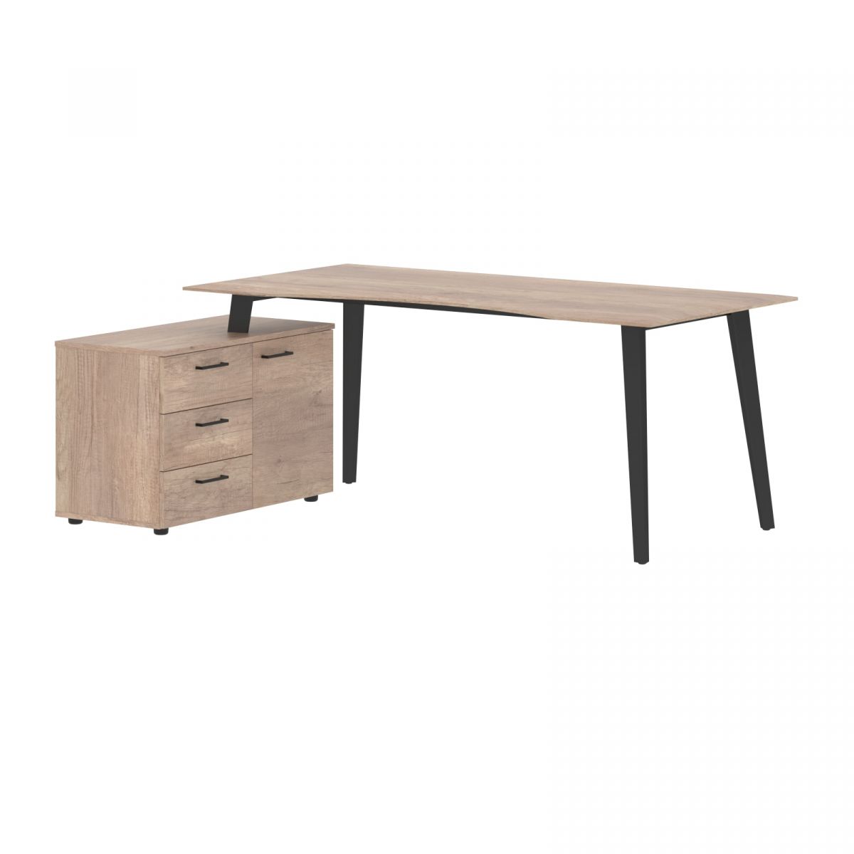 Стол руководителя с тумбой JCT 1813(L) 1800х1300х750