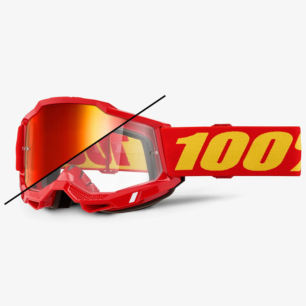 100% Accuri 2 Red (2025) очки для мотокросса