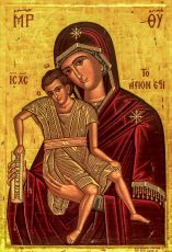 Икона Достойно Есть: Символ веры и надежды (рукописная)