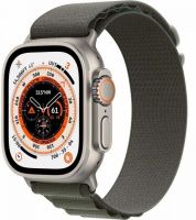 Умные часы Apple Watch Ultra 49mm Titanium Case with Green Alpine Loop M (MQEW3LL/A)