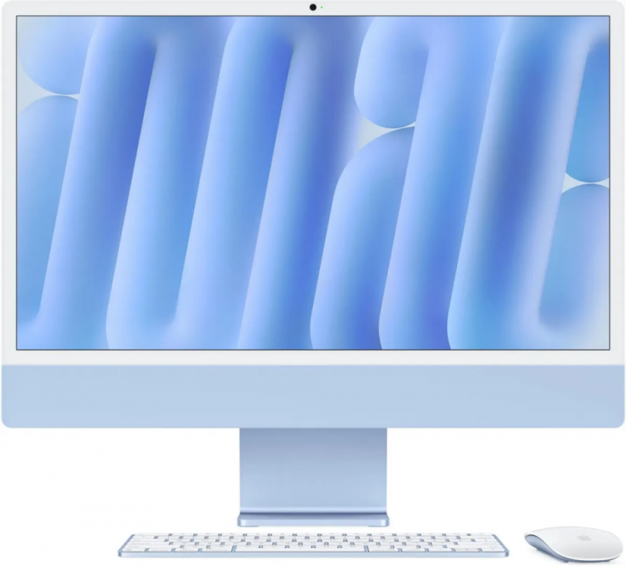 Моноблок Apple iMac 24 Blue (M4, 2024, Two ports) (MWUF3)