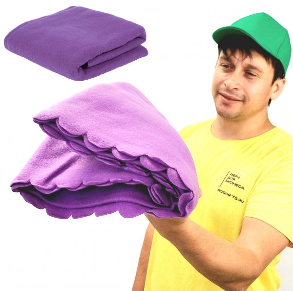 Плед Plain фиолетовый