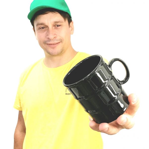 Кружка Бочка черная