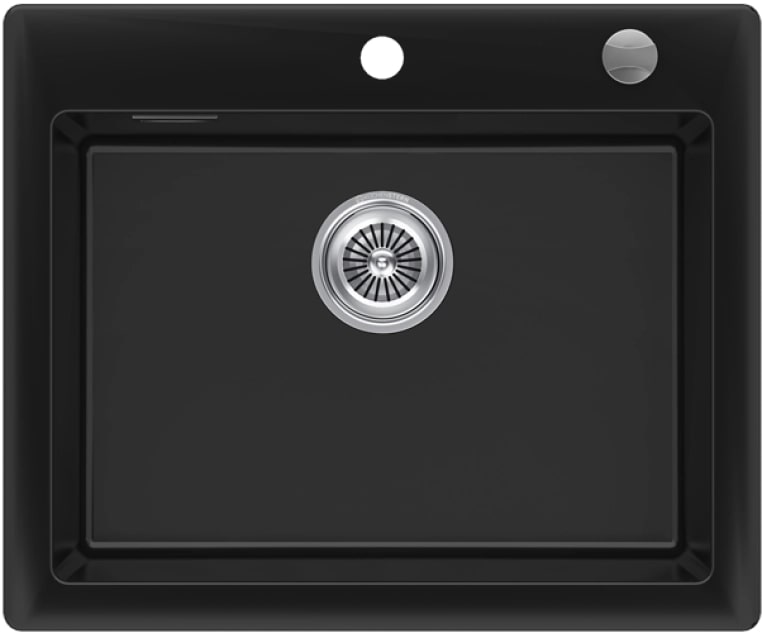 Мойка кухонная Kuchenstern TOPKERAM 60 KeraPlus 302K30 61,5х51 см