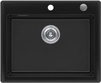 Мойка кухонная Kuchenstern TOPKERAM 60 KeraPlus 302K30 61,5х51 см схема 1