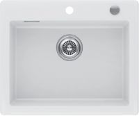 Мойка кухонная Kuchenstern TOPKERAM 60 KeraPlus 302K30 61,5х51 см схема 3