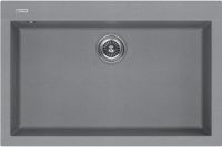 Мойка кухонная Kuchenstern OBEN 80 a-Granit 20520 76х50 см схема 1