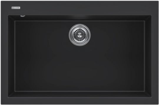 Мойка кухонная Kuchenstern OBEN 80 a-Granit 20520 76х50 см схема 5