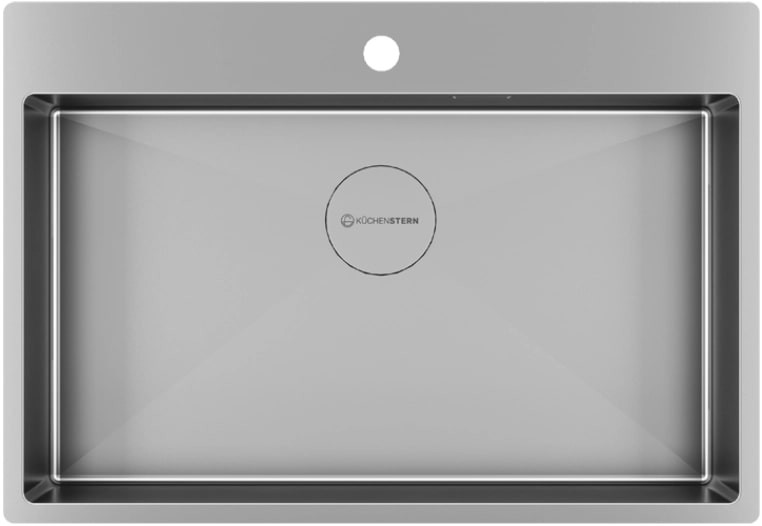 Мойка кухонная Kuchenstern WERK 80 AISI 304/R10 50850 74х51 см ФОТО